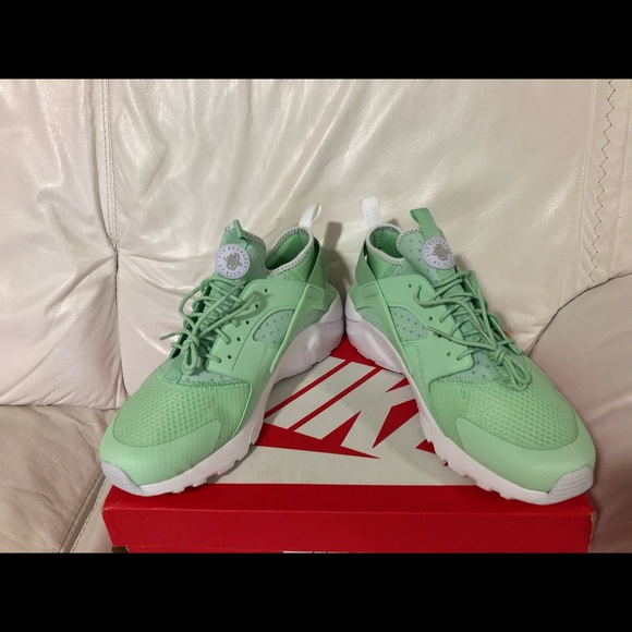 Nike Air Huarache Run Ultra Mint Grey White New - Picture 4 of 8
